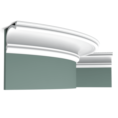 Orac C341F Flexible cornice for curved walls